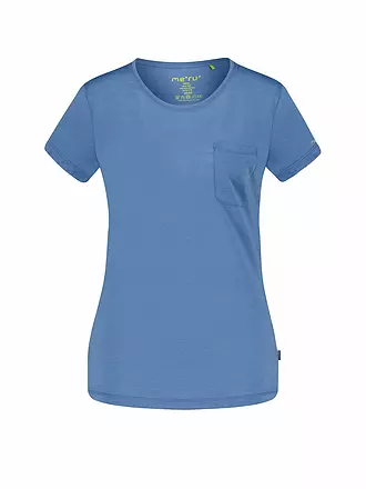 MERU | Camiseta funcional de merino Queluz para mujer | dunkelblau